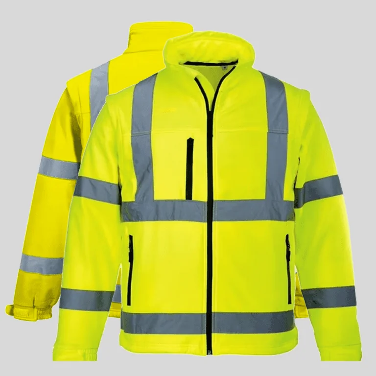 Long sleeve light road work safety life reflective bomber jacket - Image 5
