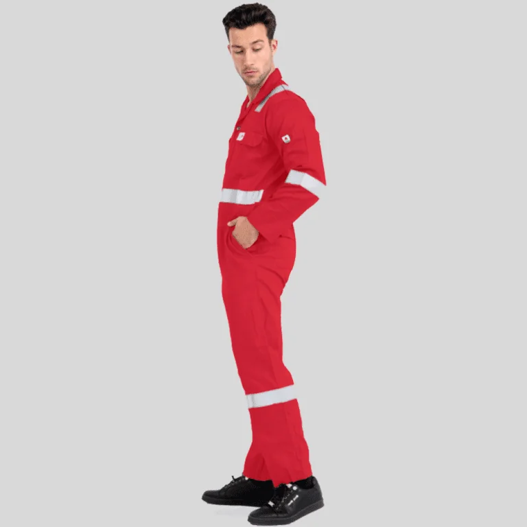 F1023 Fire Retardant Cotton Coverall – NFPA & CAT 2 Certified - Image 3