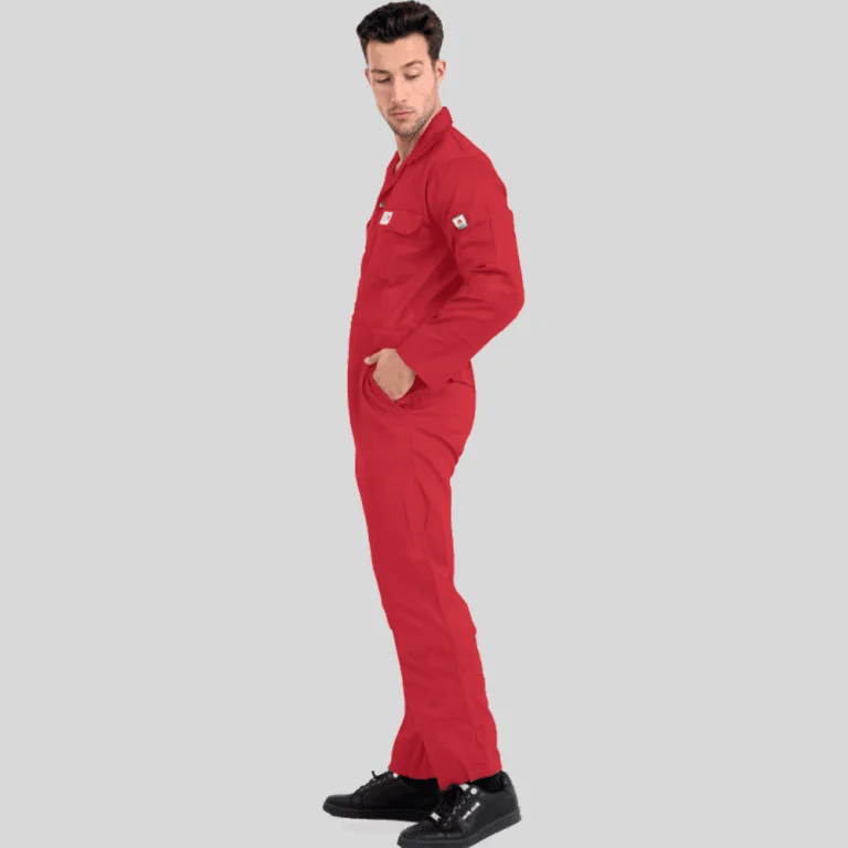 Q&Q Flame Resistant Coverall – 100% Cotton, FR Workwear with ATPV 11.5 cal/cm² (CAT 2) - Image 3