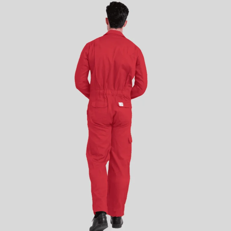 Q&Q Flame Resistant Coverall – 100% Cotton, FR Workwear with ATPV 11.5 cal/cm² (CAT 2) - Image 2