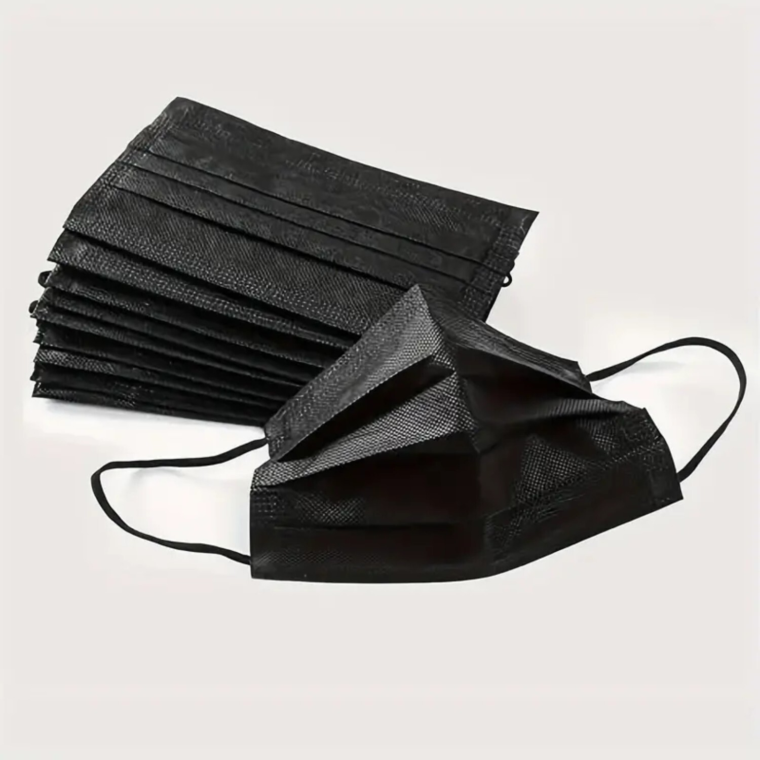 Disposable Face Mask – Black - Image 2